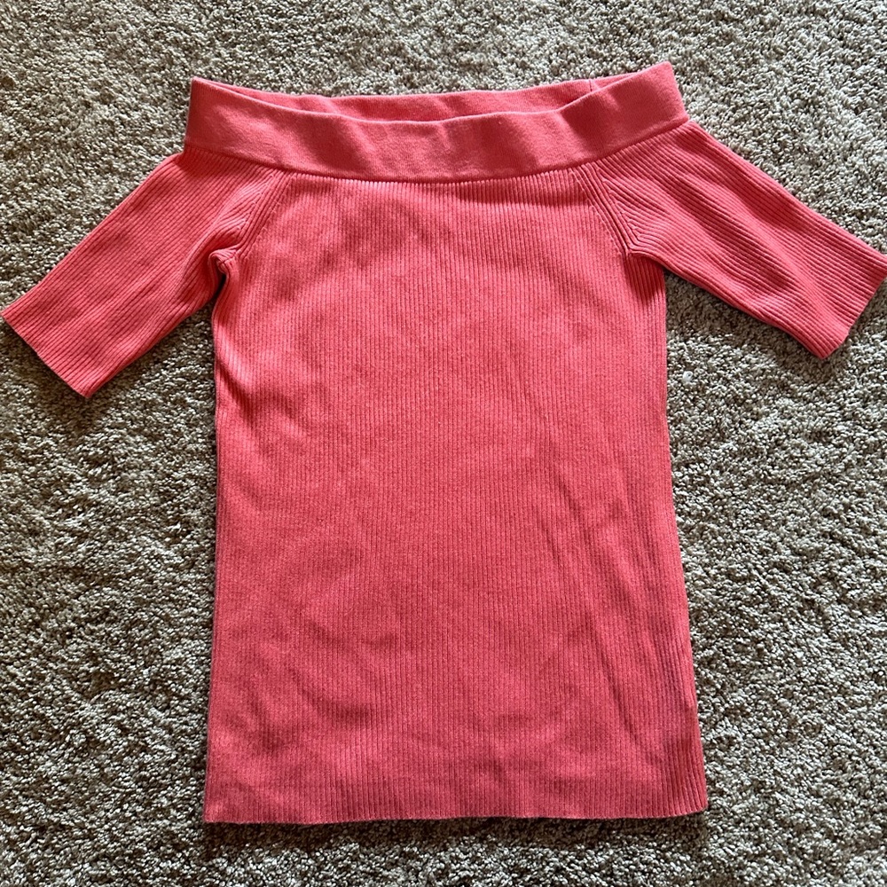 Pink anthropologie sweater top